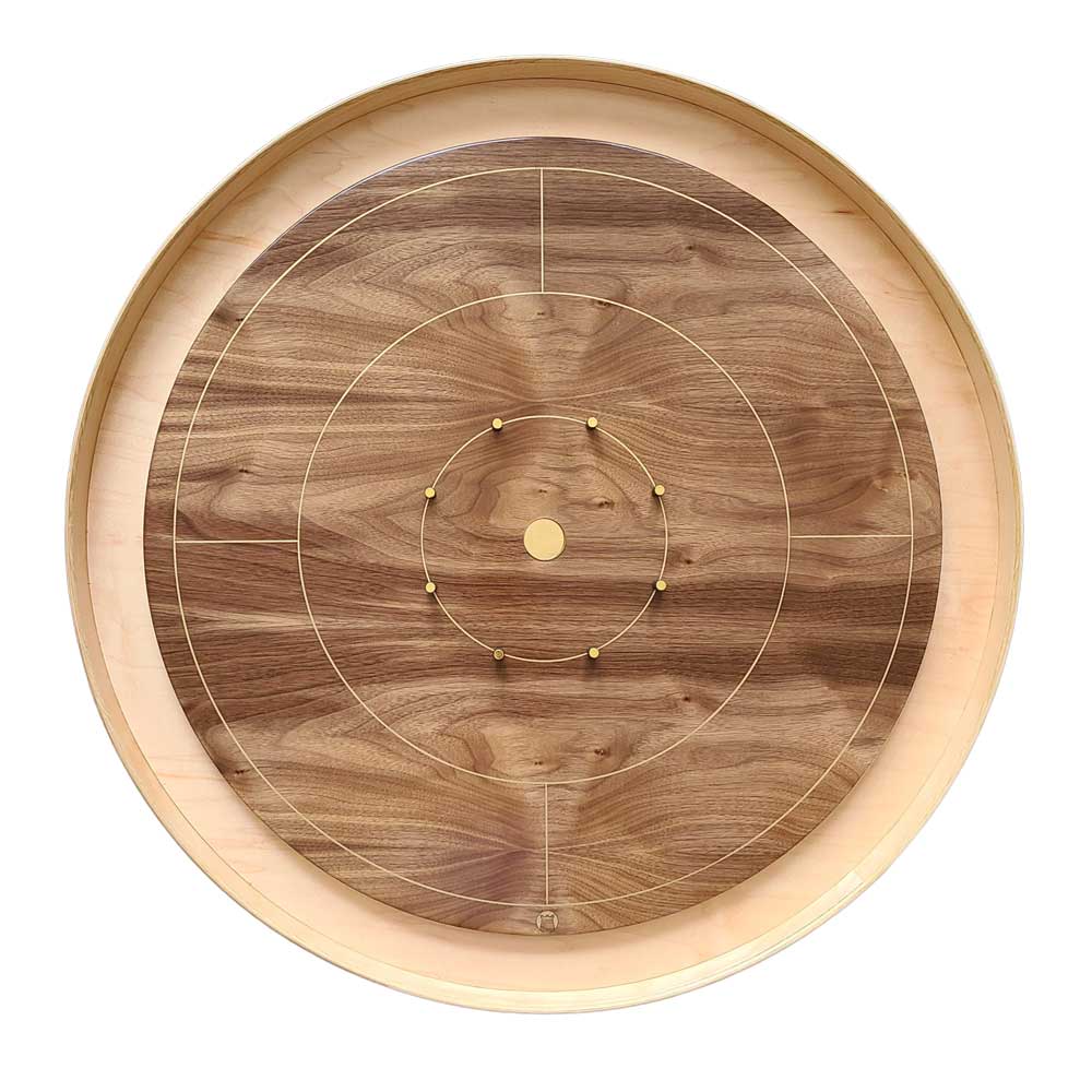 Real Hardwood Tournament Size Crokinole Board discount Under K4