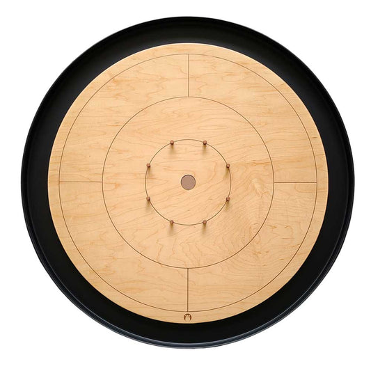 Maple and Metal Crokinole Game Board