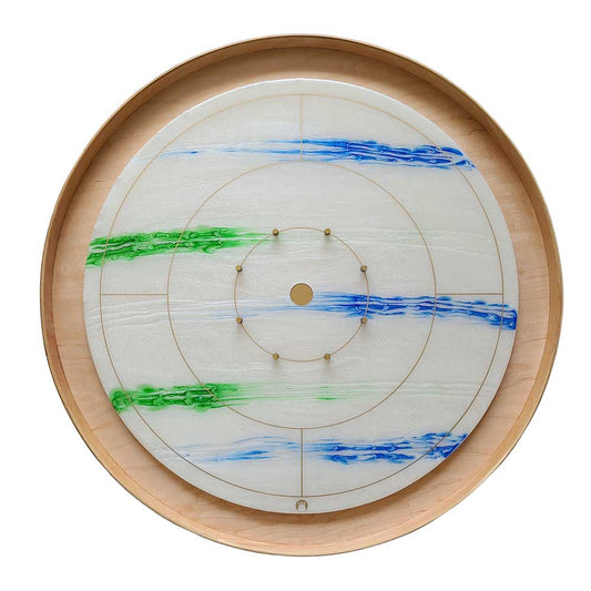 modern crokinole game board