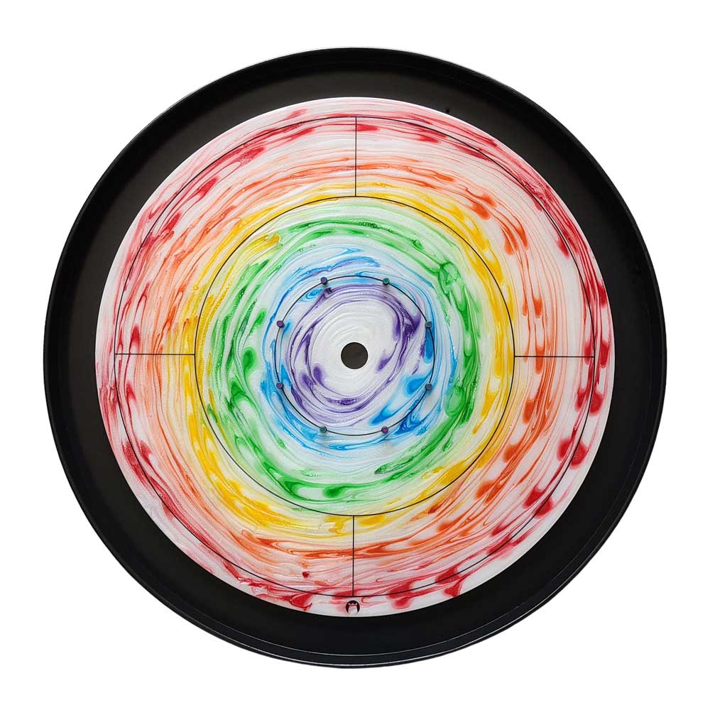 prisim of color crokinole game board